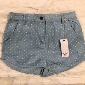 NWT Dolce Vita High Waisted Polka Dot Shorts